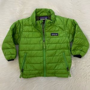 PATAGONIA Green Puffer Full Zip Jacket 6-12M